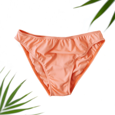 peach swim bottoms