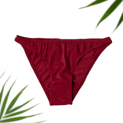 maroon swim bottoms